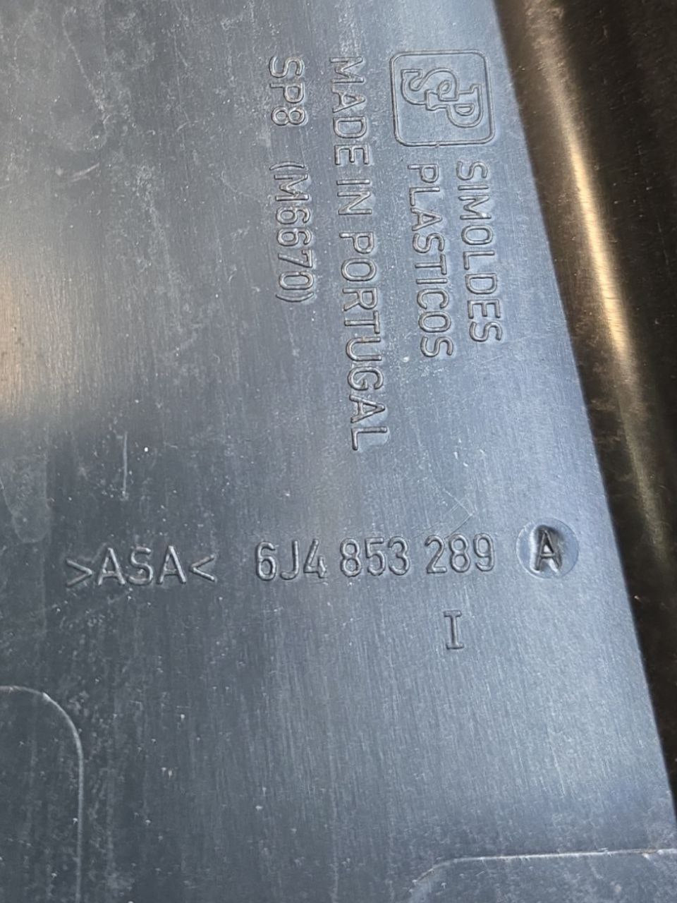 RIVESTIMENTO / MODANATURA PIANTONE SINISTRO SEAT IBIZA (2008 - 2017) Cod : 6J4853289 - F&P CRASH SRLS - Ricambi Usati