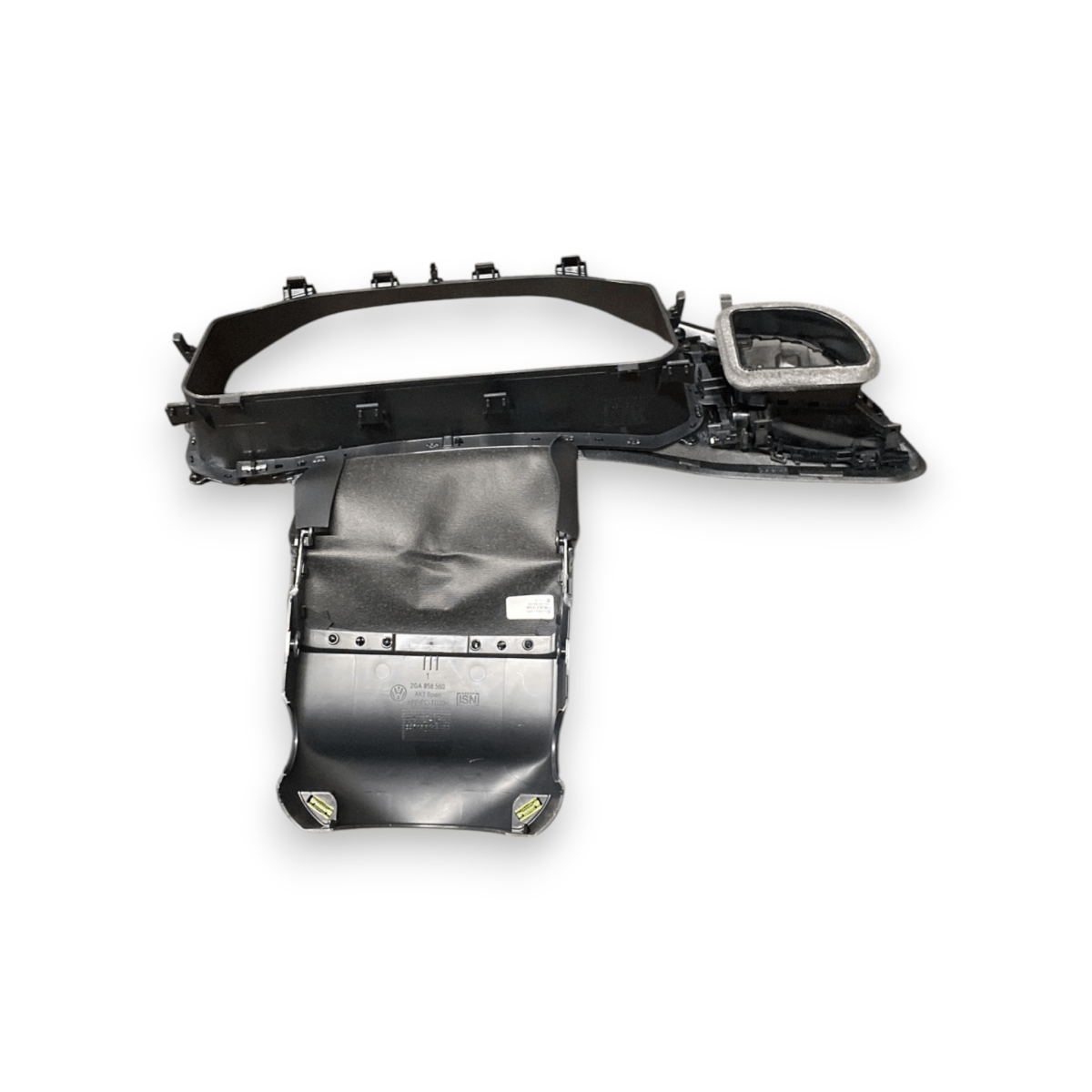Rivestimento / modanatura quadro strumenti + rivestimento piantone superiore volkswagen t - roc cod:2ga858035 (2017 - ) - F&P CRASH SRLS - Ricambi Usati