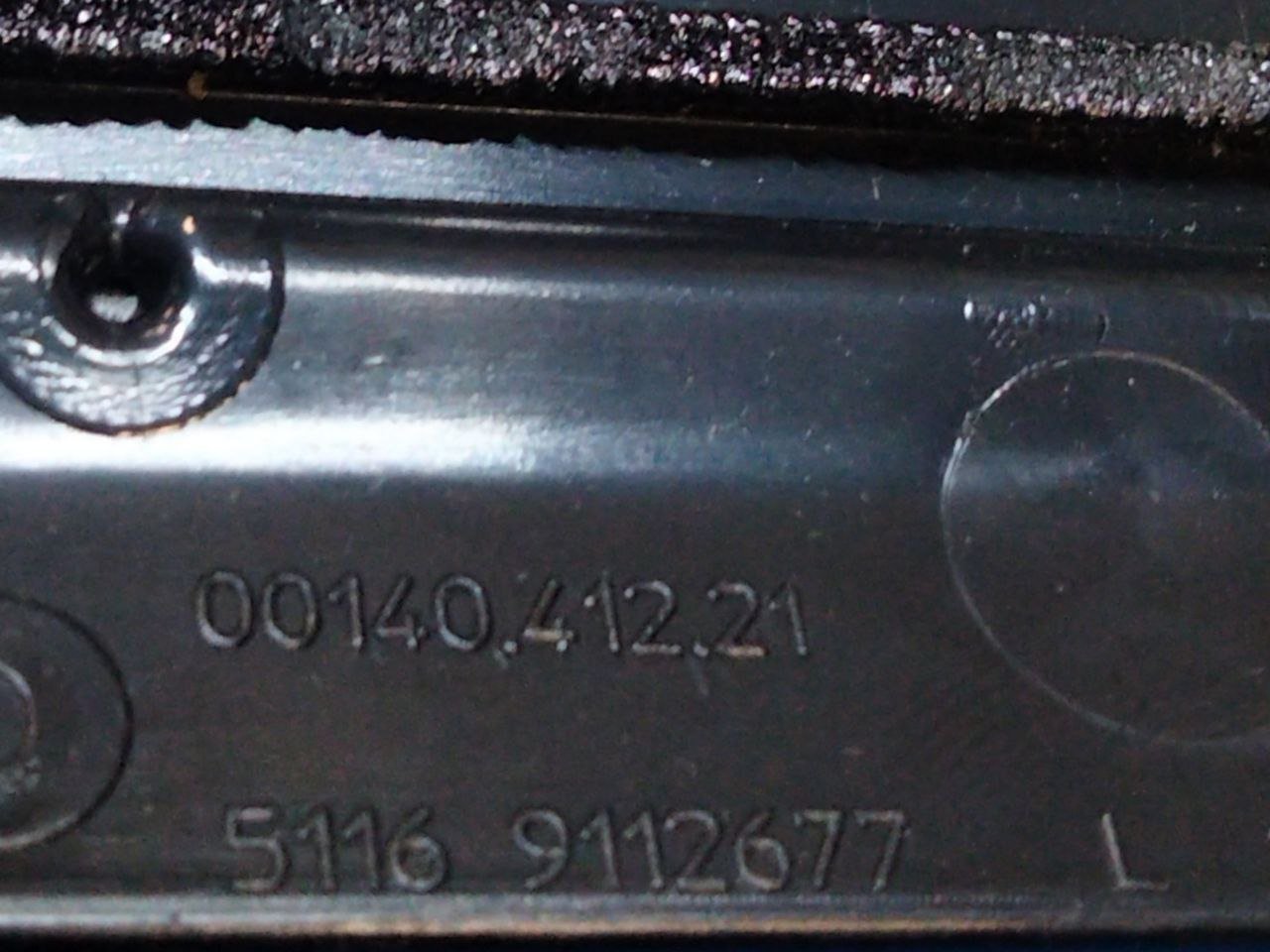 Cover / Molding Left Side Tunnel Left Bmw Series 7 F01 - F02 (2010 - 2015) code.51169112677 - F&P CRASH SRLS - Used Parts