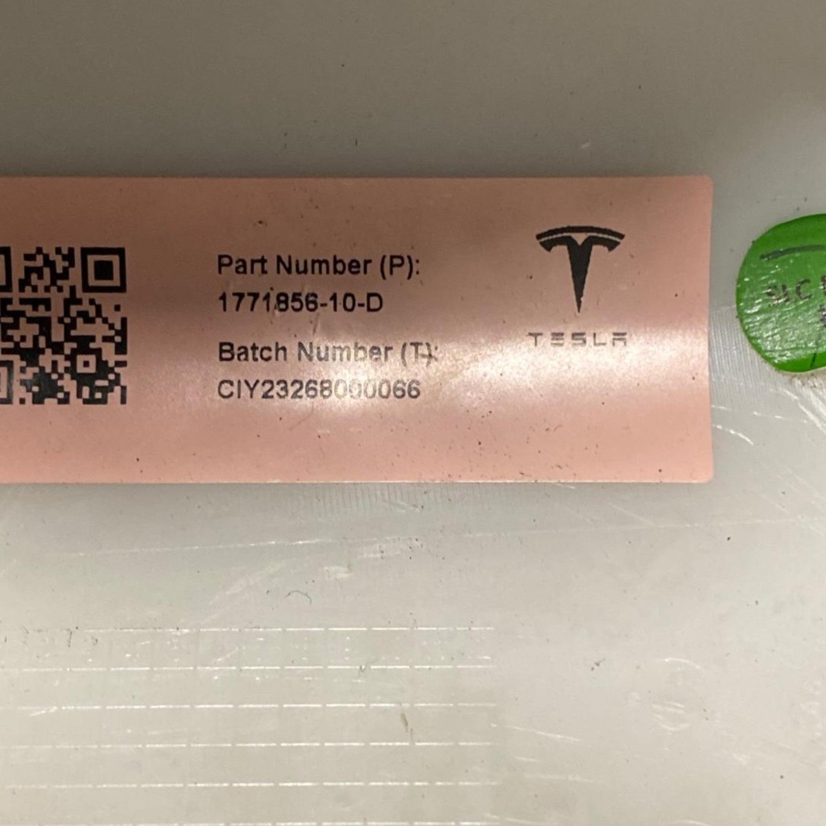 Right front pillar trim (dx) Tesla Model 3 facelift (2023 - ) Code: 1771856 - 10 - d - F&P CRASH SRL - Used Parts