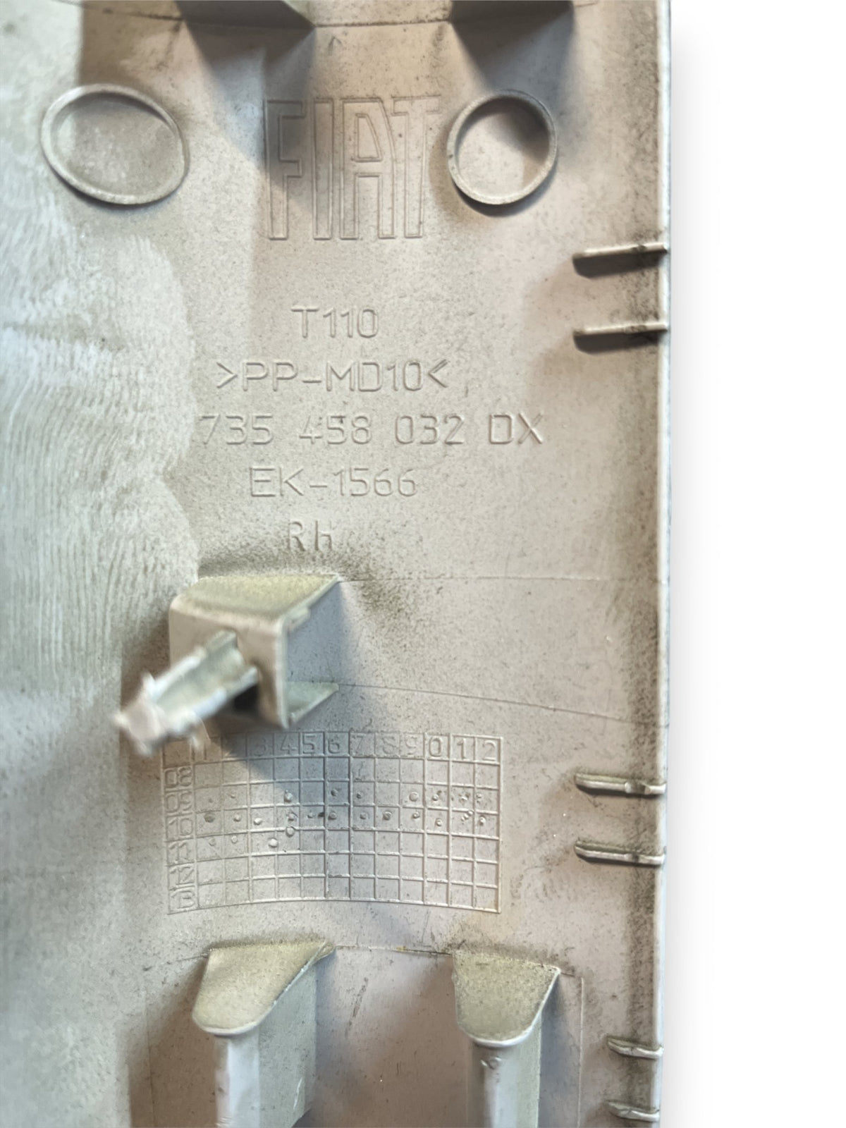 Right Front Pillar Cover Fiat Doblò (2012) code: 735458032 - F&P CRASH SRLS - Used Parts