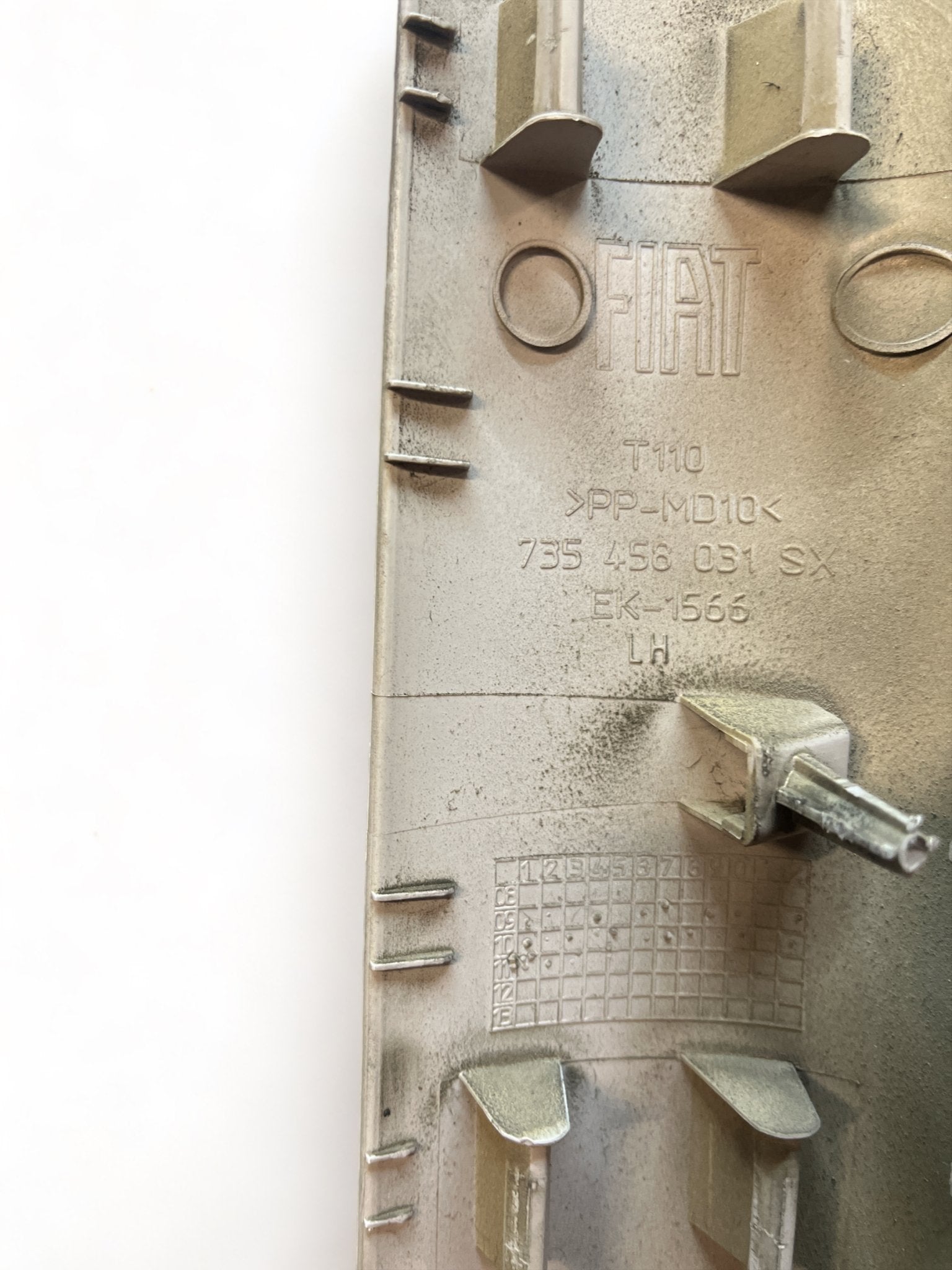 Left Front Pillar Cover Fiat Doblò (2012) code: 735458031 - F&P CRASH SRLS - Used Spare Parts