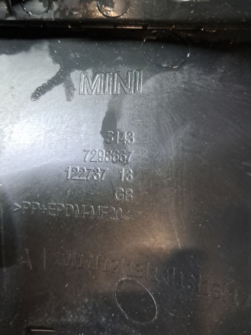 Rivestimento Montante Anteriore Sinistro Mini Cooper F56 (2019) COD:7298667 - F&P CRASH SRLS - Ricambi Usati