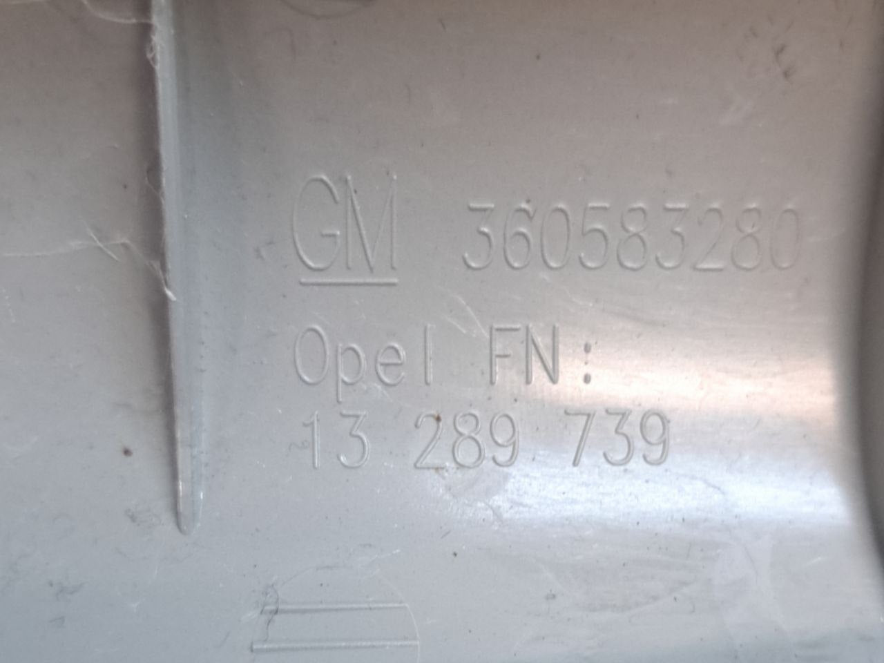 Left front pillar cover (sx) Opel Zafira C (2015 - 2017) COD:13289739 - F&P CRASH SRLS - Used Parts