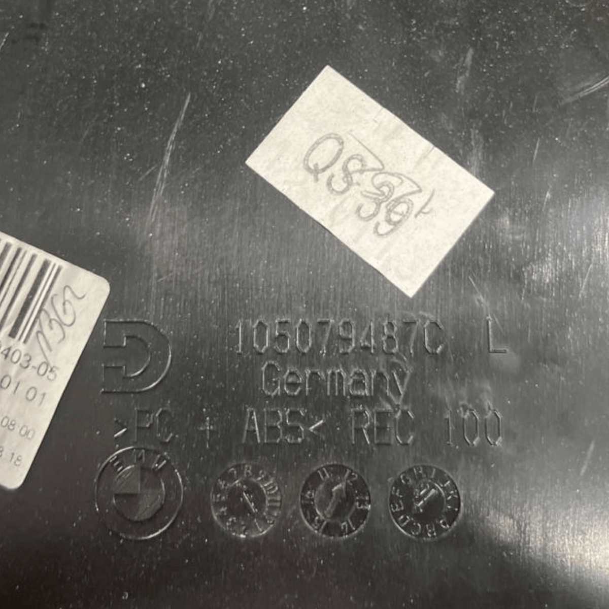 Rivestimento Montante Inferiore anteriore sinistro (sx) Bmw Serie 6 Gran Coupè F06 (2012 al 2018) cod: 105079487C - F&P CRASH SRLS - Ricambi Usati