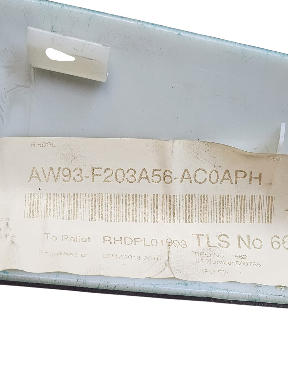 Right Rear Pillar Cover Jaguar XJ X351 Code: AW93 - F203A56 - AC (2009 - 2019) - F&P CRASH SRLS - Used Parts