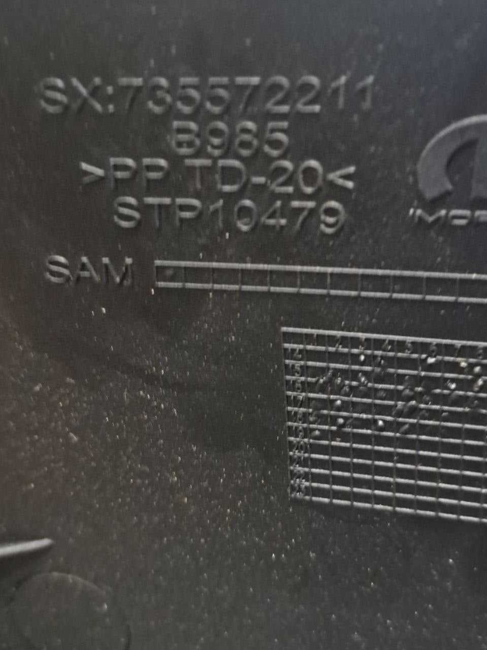 Left lower rear pillar cover Fiat 500x (2014>) CODE:735572211 - F&P CRASH SRLS - Used Spare Parts