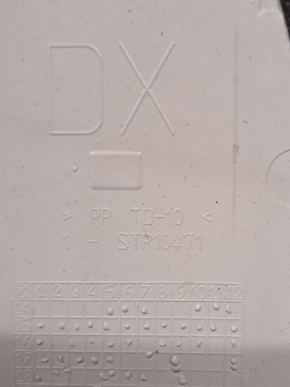 Upper right pillar covering Fiat 500x (2014>) CODE:STP10471 - F&P CRASH SRLS - Used Parts
