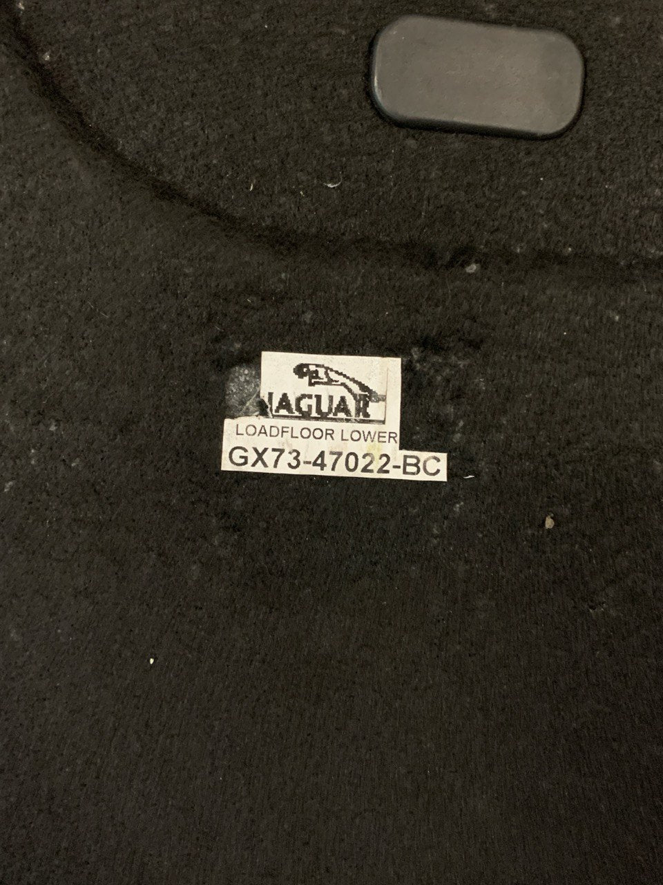 Carpet Covering Load Floor Rear Hood Jaguar Xe (2017) code.gx7347022 - F&P CRASH SRLS - Used Parts