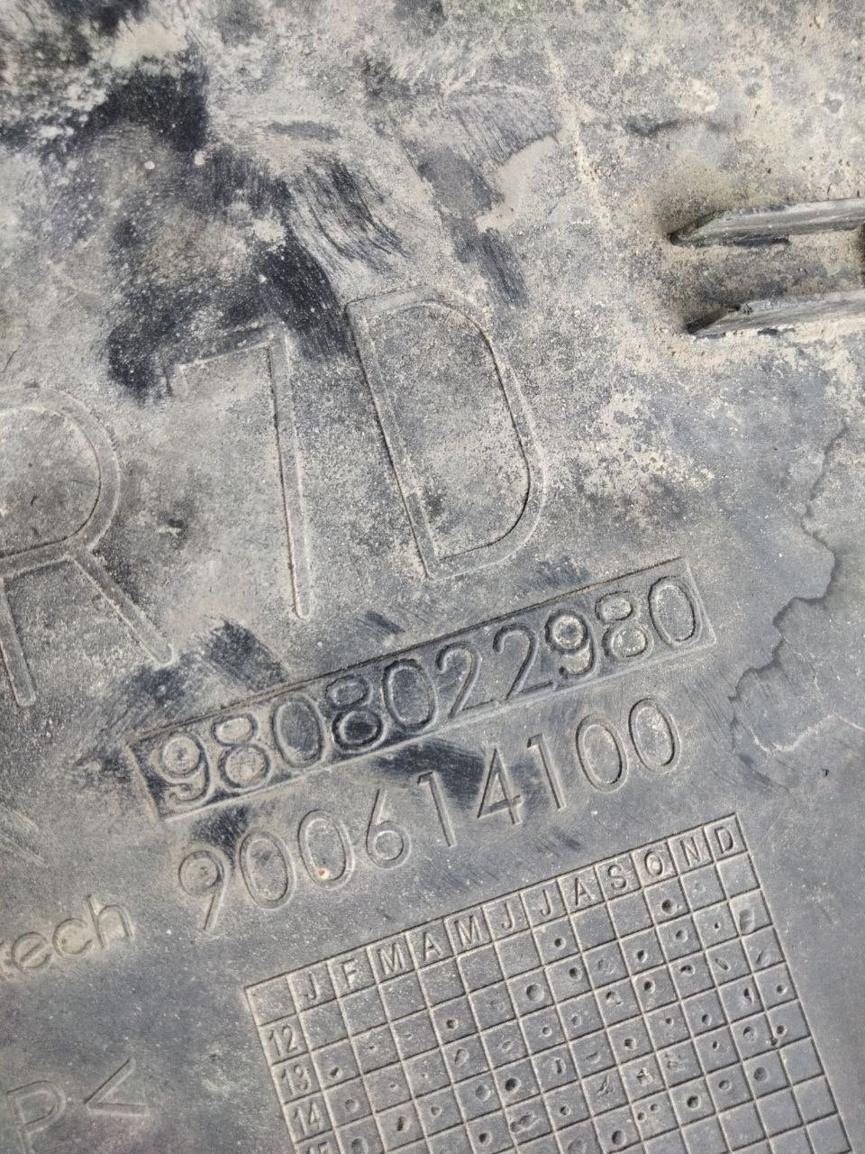 Rivestimento Passaruota/Parasassi posteriore destro Citroen c4 Grand Picasso cod.9808022980(2013 - 2022) - F&P CRASH SRLS - Ricambi Usati