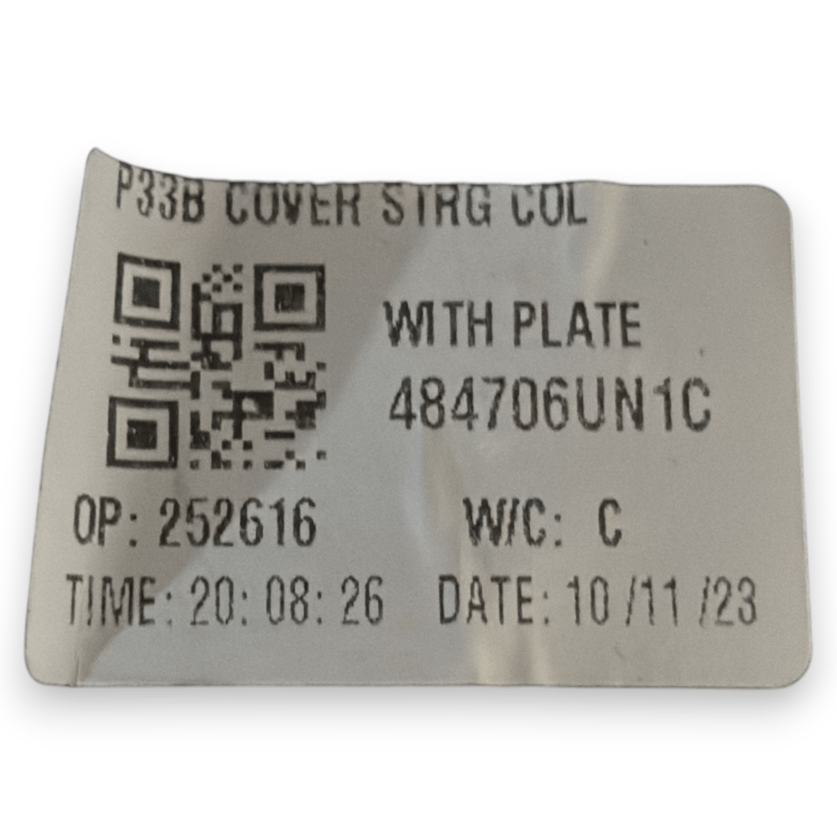 Lower pillar covering nissan qashqai j12 code:484706un1c (2021 - ) - F&P CRASH SRL - Used Spare Parts