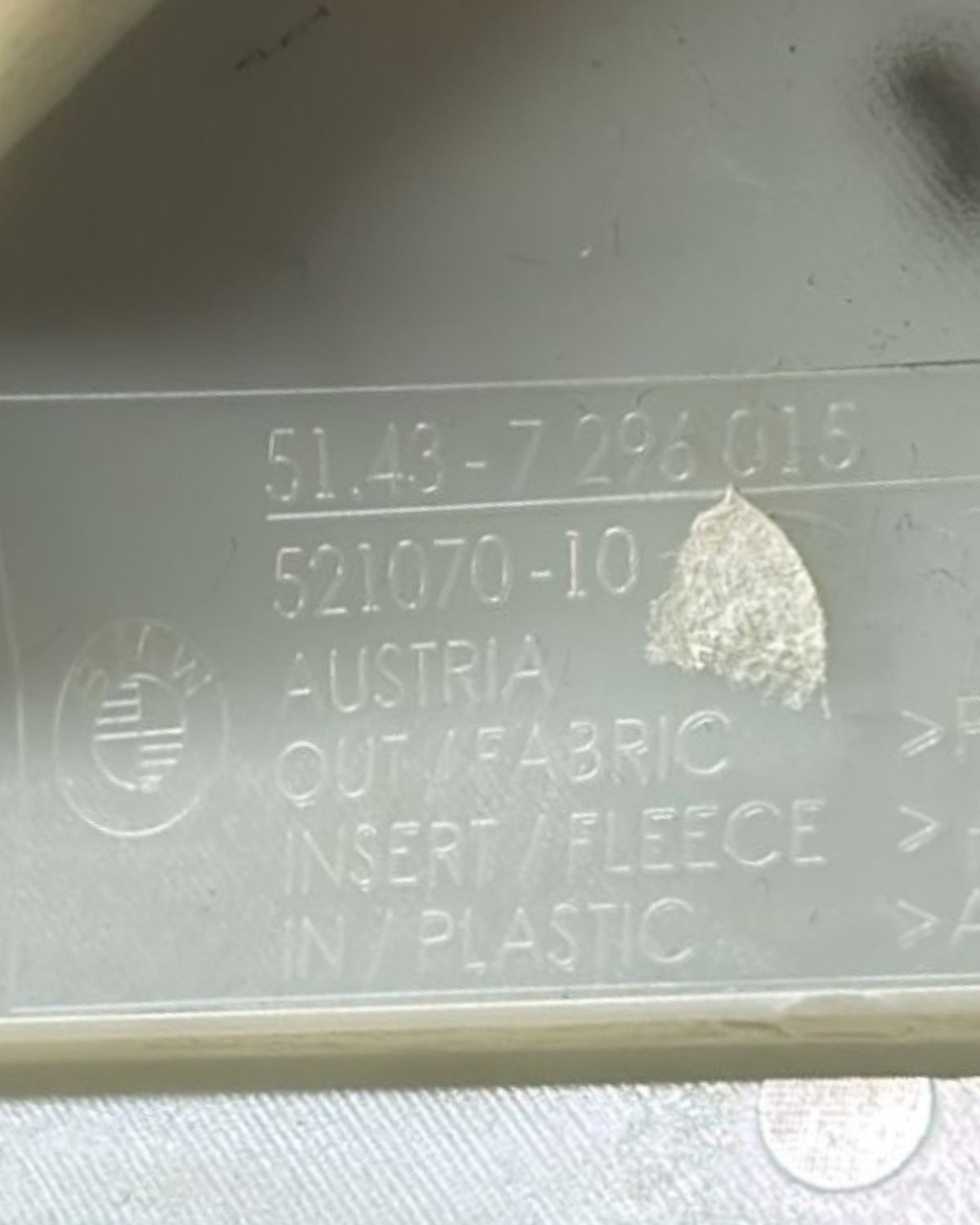 Rivestimento Pilastro A Sinistro BMW Serie 3 (F31) Touring cod.7296015 (2013 > 2019) - F&P CRASH SRLS - Ricambi Usati