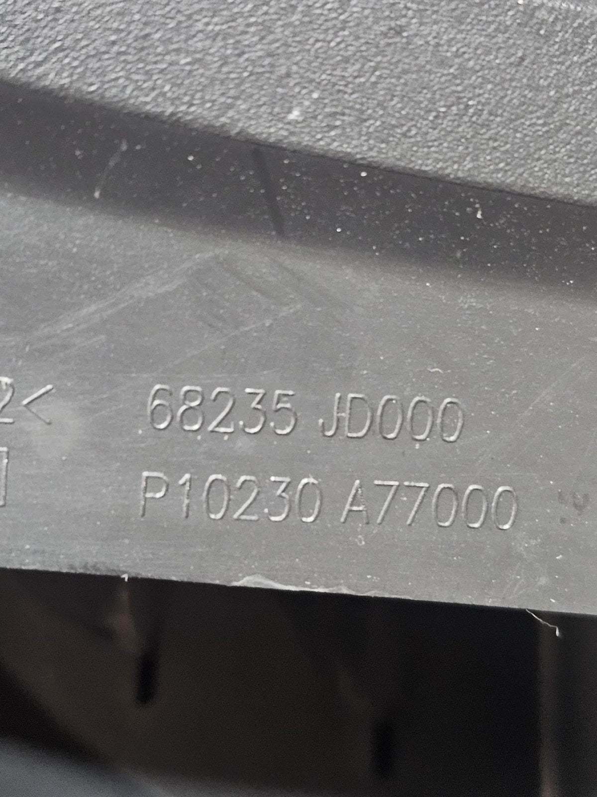 Upper Cover Instrument Cluster Nissan Qashqai J10 Code:68235JD000 (2006 - 2014) - F&P CRASH SRLS - Used Parts