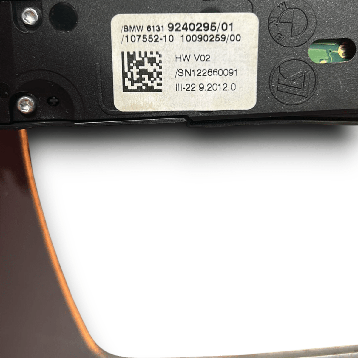 Central tunnel covering cod:9184481 (2010 > 2017) - F&P CRASH SRL - Used Spare Parts