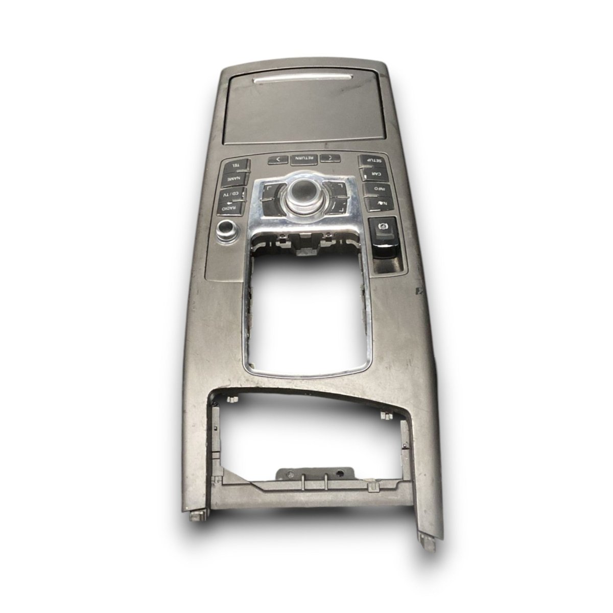 Rivestimento tunnel centrale + freno di stazionamento + pulsanti audi a6 c6 cod . t0021886 (2004 > 2011) - F&amp;P CRASH SRL - Ricambi Usati