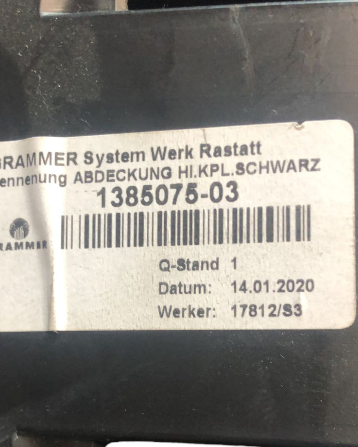 Rivestimento Tunnel Posteriore Mercedes Benz Classe A W177 (2018 >) cod:1385075 - 03 - F&P CRASH SRLS - Ricambi Usati