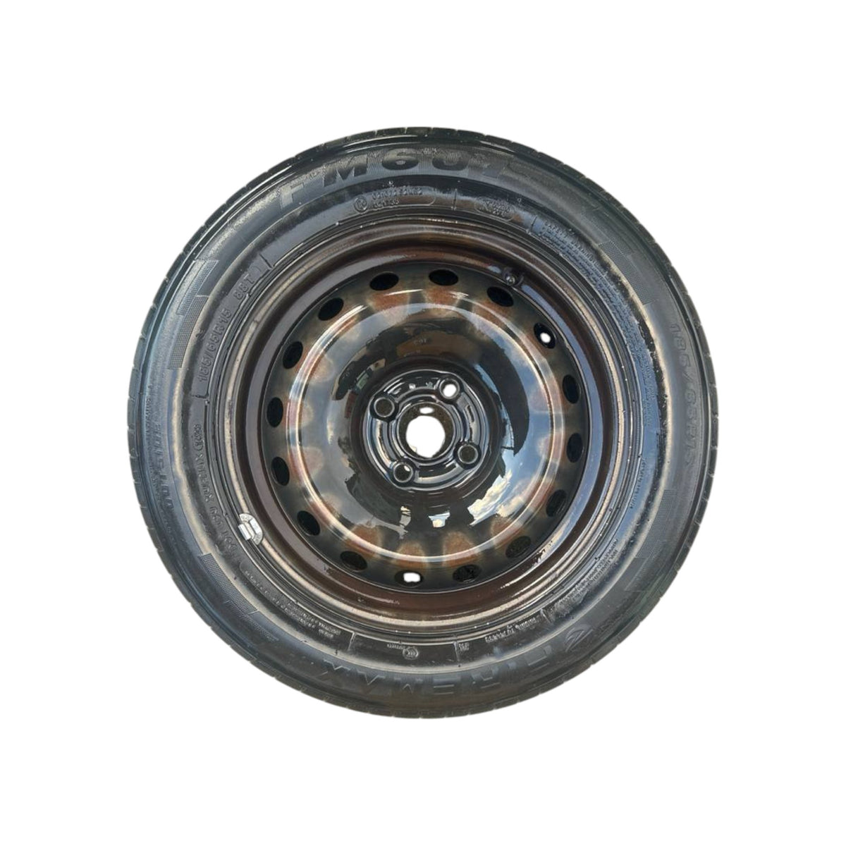 Ruota / Cerchio In Ferro Fiat Punto EVO cod.50529059 (4 Fori / 185/65 R15 88T) (2012 &gt; ) - F&amp;P CRASH SRLS - Ricambi Usati