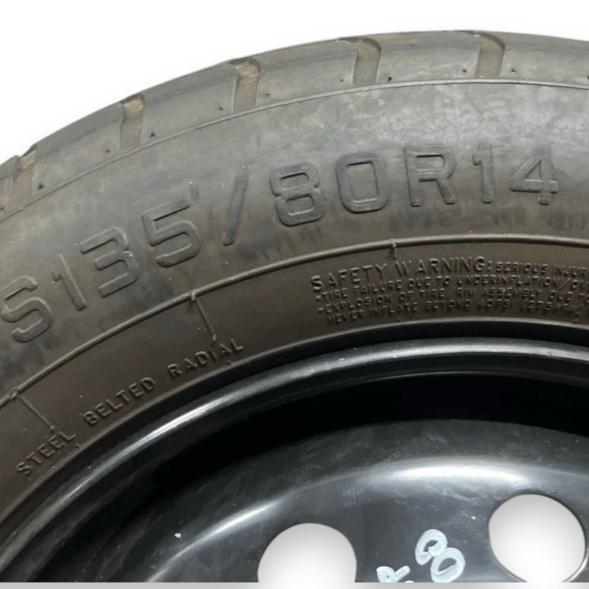 Ruota di Scorta Fiat 500 3 Porte (2007 al 2014) (135 / 80 / R14) - F&P CRASH SRLS - Ricambi Usati