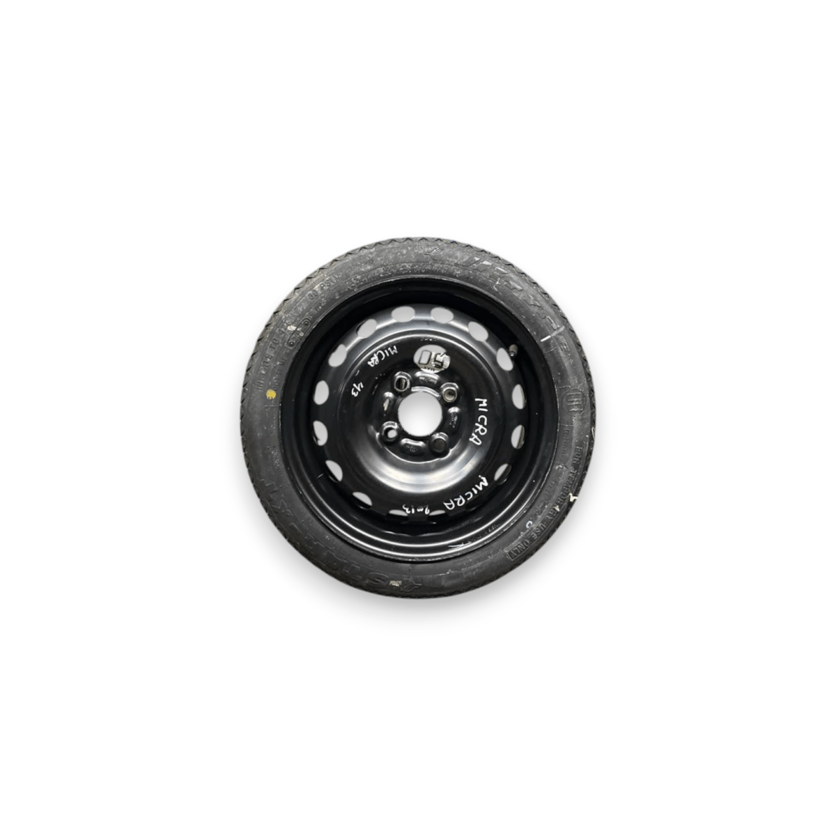 Ruota di Scorta Nissan Micra K13 (2010 al 2017) (115 / 70 / R14) cod: 07A1HD7A - F&P CRASH SRLS - Ricambi Usati