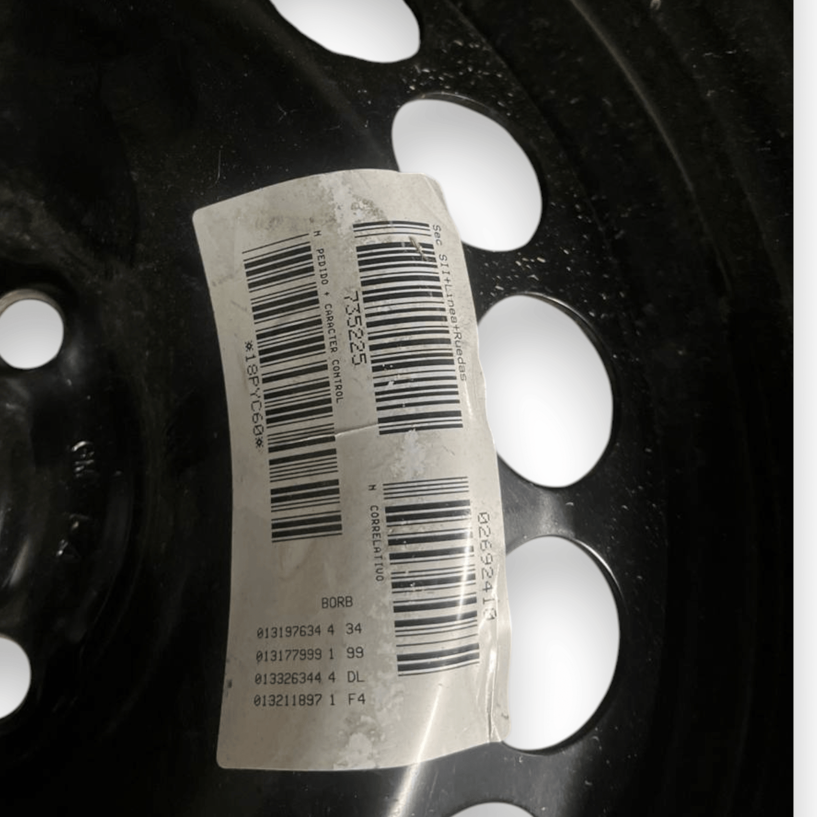 Ruota di Scorta Opel Corsa D (2006 al 2014) (185 / 65 / R15) cod: 013197634 - F&P CRASH SRLS - Ricambi Usati