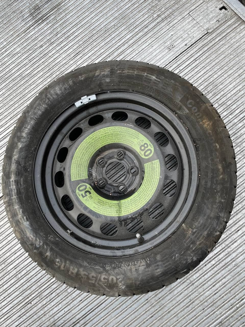 Ruota di scorta Volkswagen Golf mk7 205/66 r16 - F&amp;P CRASH SRLS - Ricambi Usati