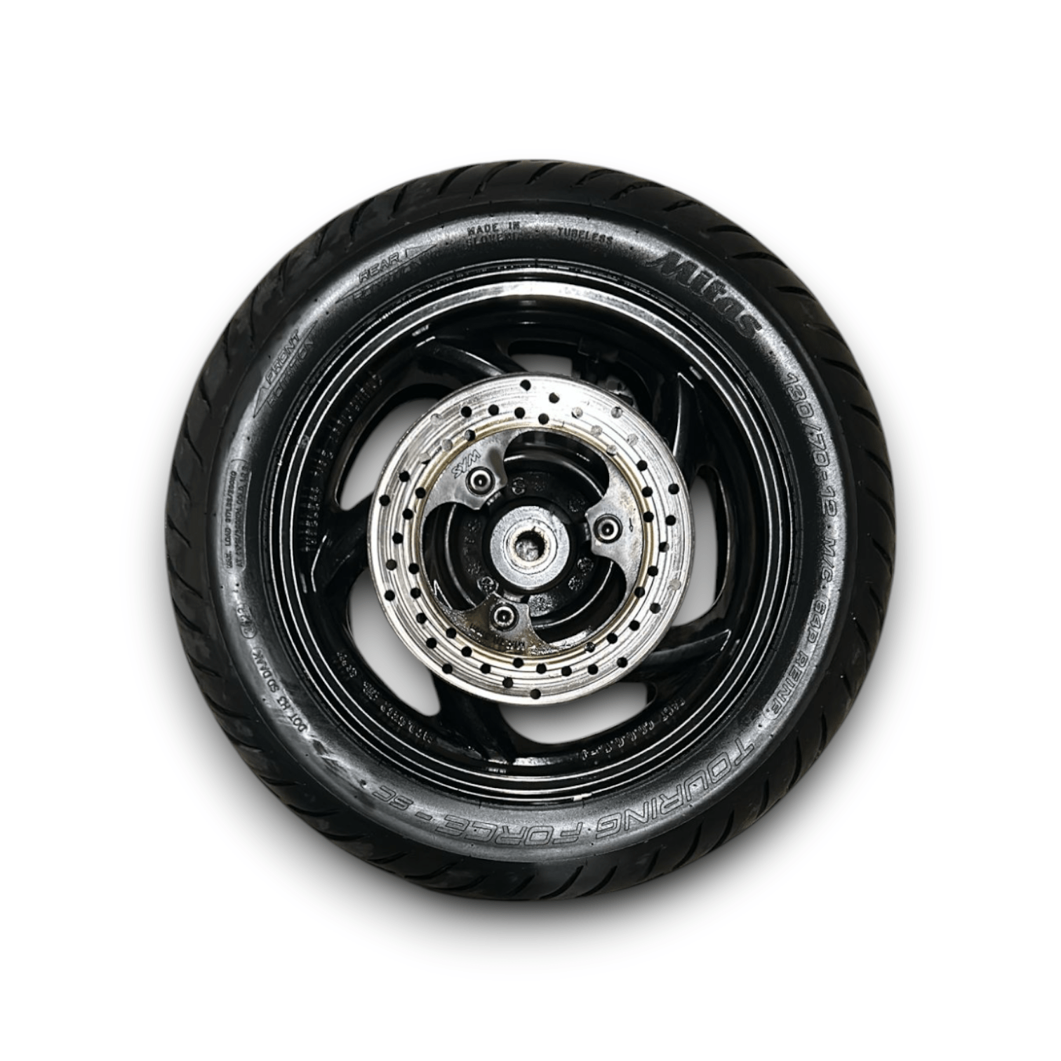 Ruota Posteriore Sym Joyride 200 (130/70 - 12) cod:E46075 (2007) - F&P CRASH SRLS - Ricambi Usati
