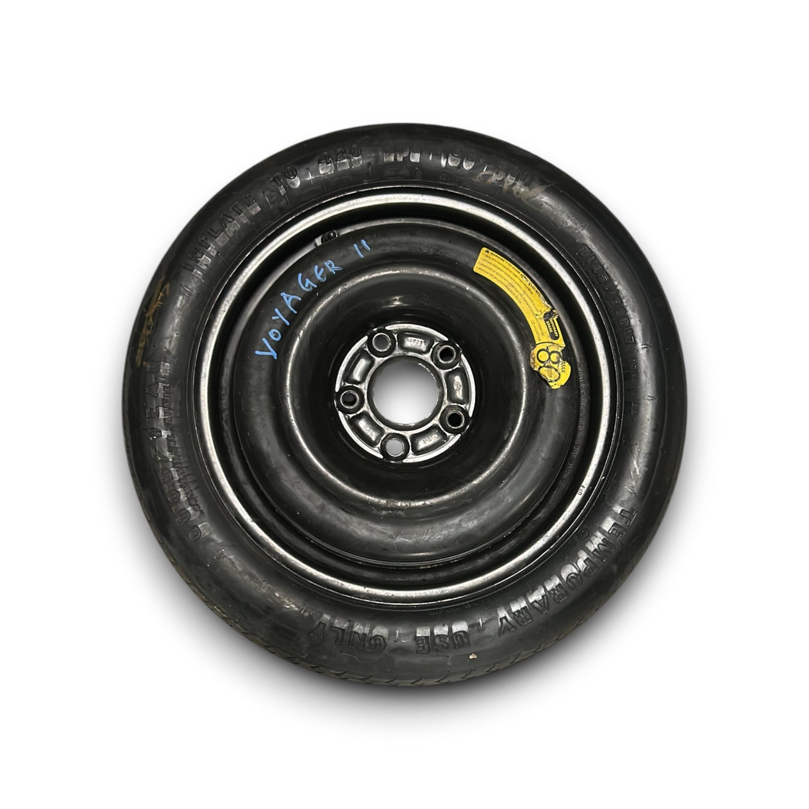 Ruota / Ruotino Di Scorta Lancia Voyager (4 Fori / 145 / 80 D17) (2011 > 2014) - F&P CRASH SRLS - Ricambi Usati