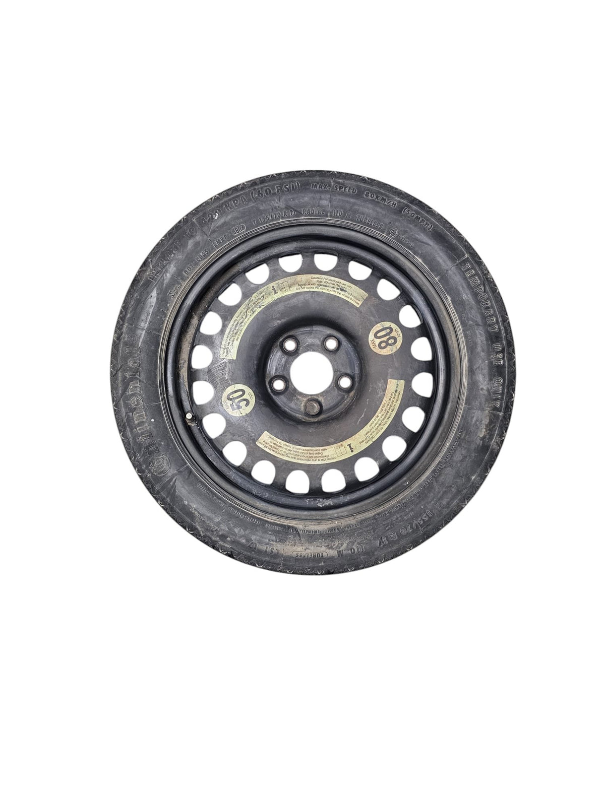 Ruota / Ruotino Di Scorta Mercedes Classe E W211 / CLS W219 Cod:2194000002 T155/70 R (2002 - 2010) 17 - F&amp;P CRASH SRLS - Ricambi Usati