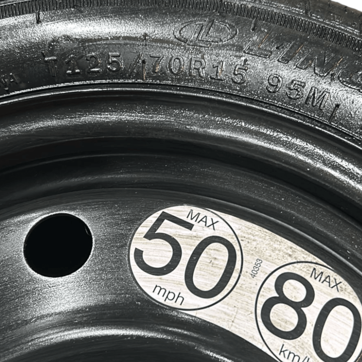 Spare Wheel / Spare Tire Nissan Micra K14 (2017 > 2023) (125 / 70 R15) - F&P CRASH SRLS - Used Parts