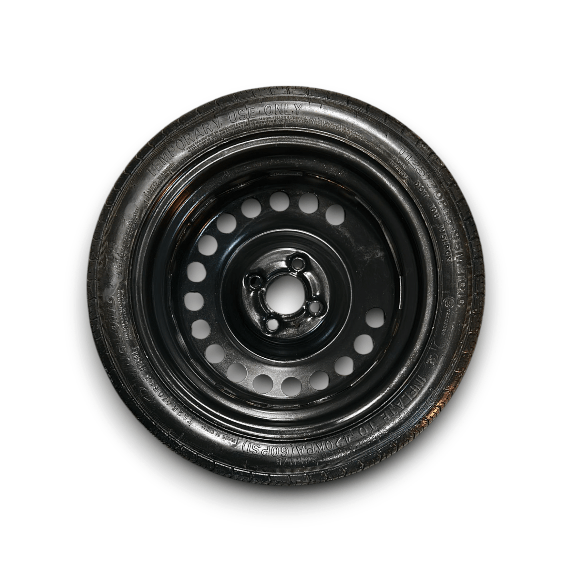 Ruota / Ruotino Di Scorta Nissan Micra K14 (2017 > 2023) (125 / 70 R15) - F&P CRASH SRLS - Ricambi Usati