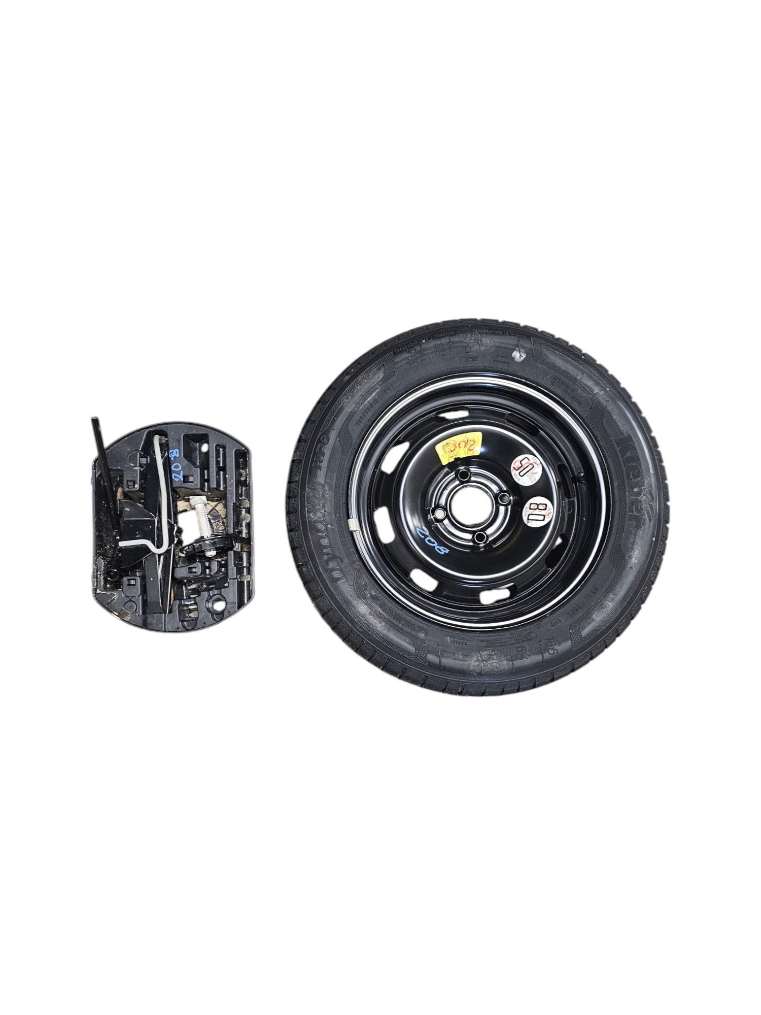 Ruota / Ruotino Di Scorta Peugeot 208 I +Kit Riparazione (2012 - 2019) 185/65 R15 - F&P CRASH SRLS - Ricambi Usati
