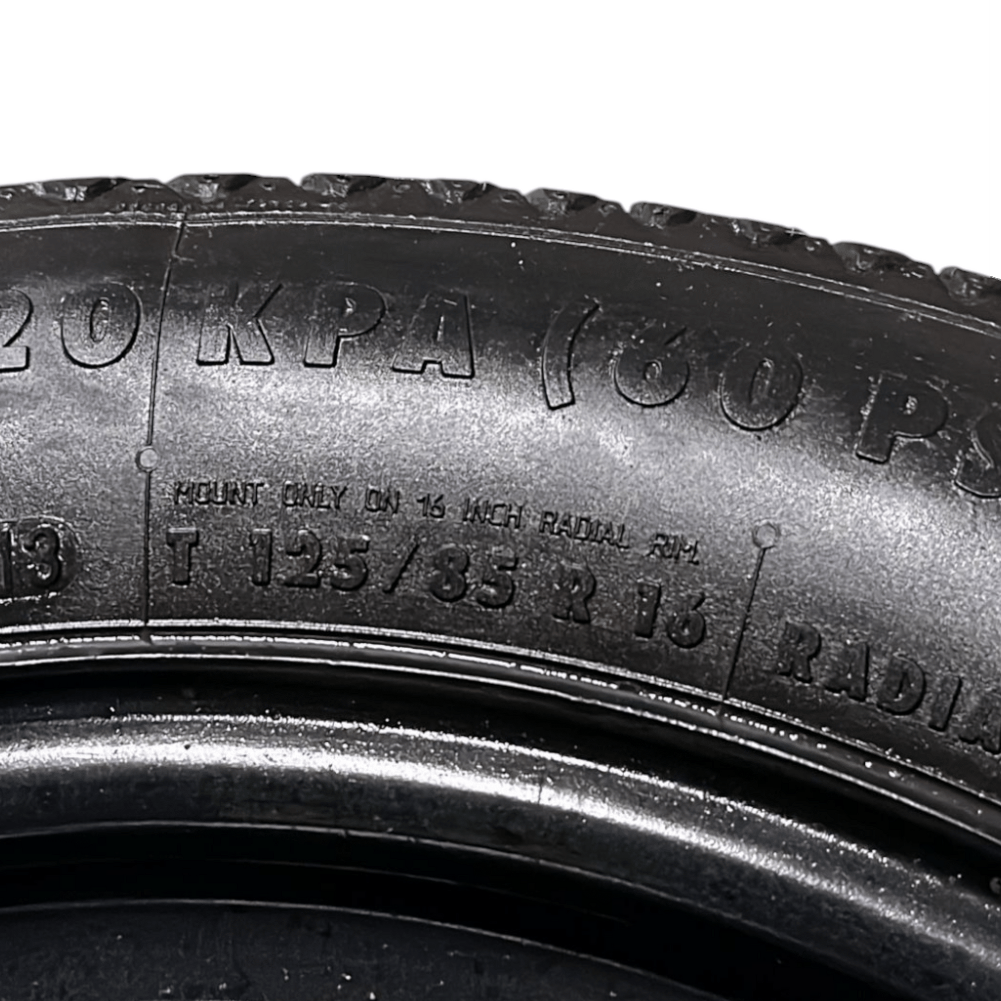 Ruota / ruotino di scorta raggio 16 Peugeot 2008 / 3008 (2009 - 2016) cod.3.5JX1647AR1 125 / 85 / R16 - F&P CRASH SRLS - Ricambi Usati