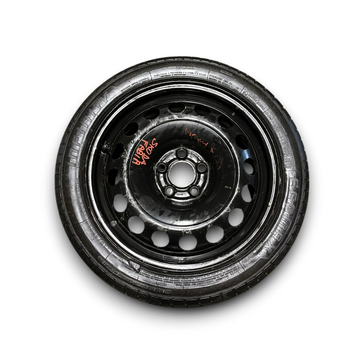 Ruota / Ruotino Di Scorta Skoda Fabia III cod:162701 (2014 &gt;2021) - F&amp;P CRASH SRLS - Ricambi Usati