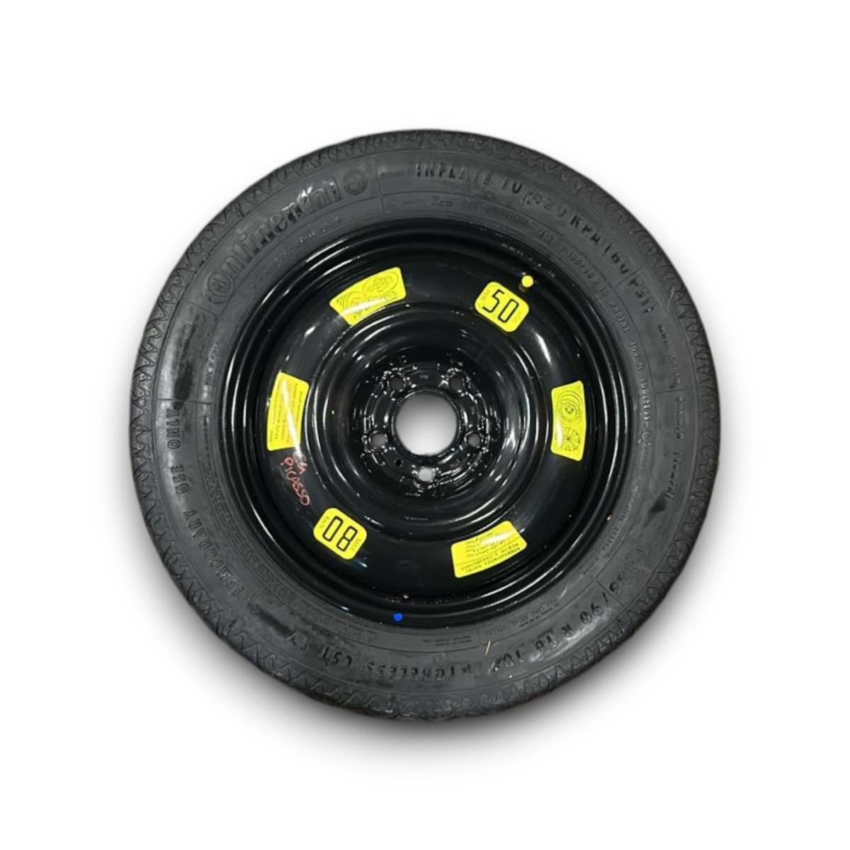 Ruotino di scorta Citroen C4 Picasso (5 fori / 135 / 90 r16) (2013 > 2022) - F&amp;P CRASH SRL - Ricambi Usati