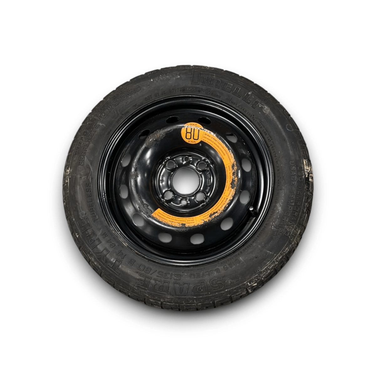 Ruotino di scorta fiat 500 (2007 >) (135/80 r14) - F&P CRASH SRL - Ricambi Usati