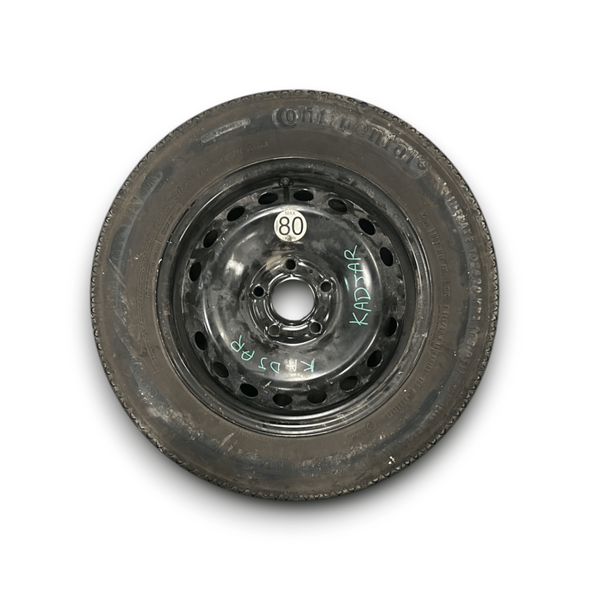Ruotino di scorta renault kadjar (2015 > 2022) (145 / 90 r16) - F&P CRASH SRLS - Ricambi Usati