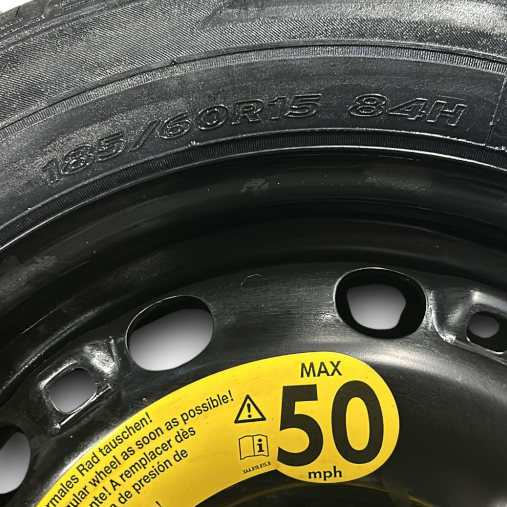 Ruotino Di Scorta Volkswagen polo 6R (2009 > 2017) (185/60 R15) + Kit Riparazione - F&P CRASH SRLS - Ricambi Usati