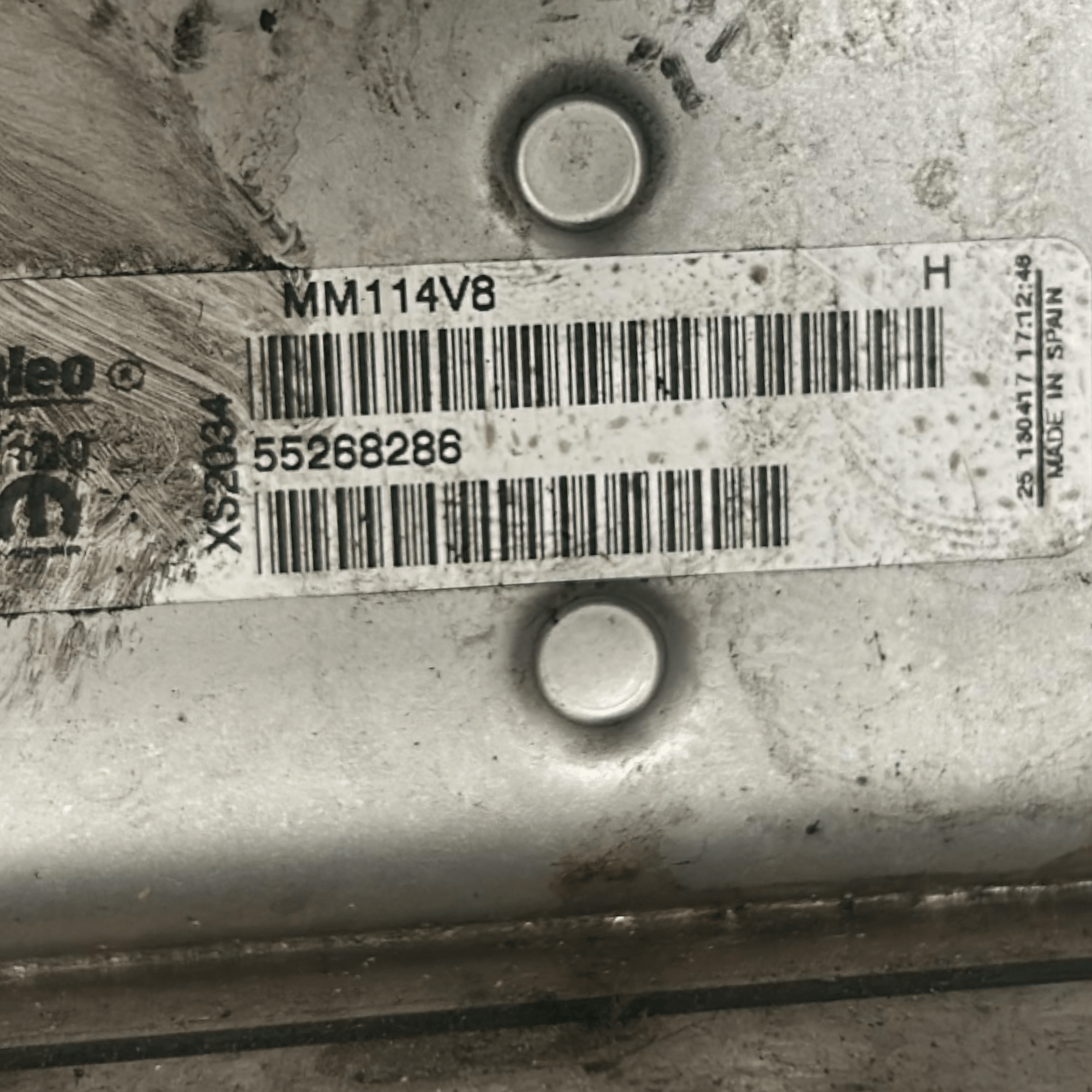 Scambiatore Di Calore EGR Fiat Tipo II cod.55268286 1.6 Diesel (2015 > ) - F&P CRASH SRLS - Ricambi Usati