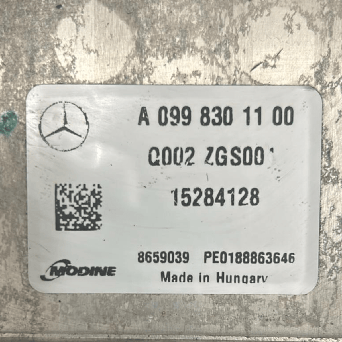Mercedes Benz EQC Heat Exchanger code:A0998301100 (2019 > 2023) - F&P CRASH SRLS - Used Parts