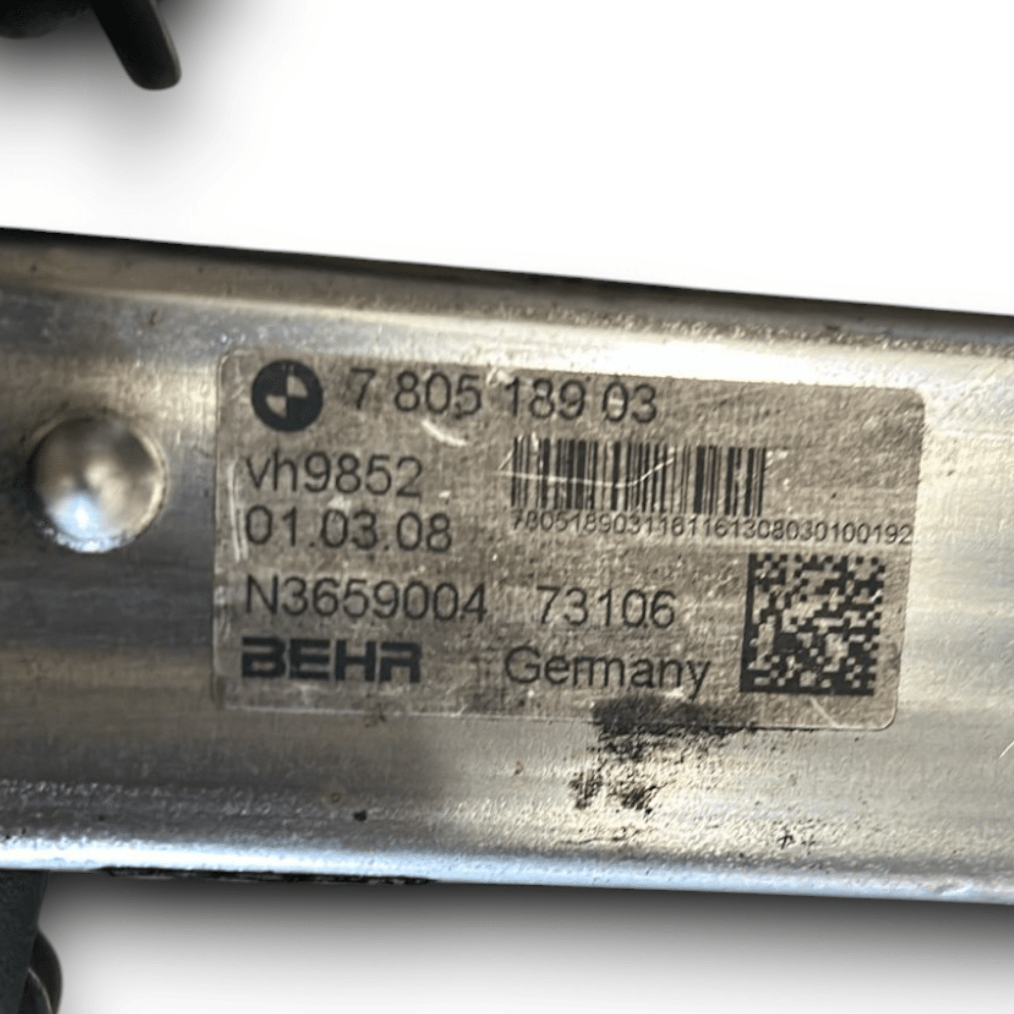 Scambiatore Di Calore / Valvola EGR Bmw Serie 1 E87 2.0 Diesel cod:780518903 (2004 > 2013) - F&P CRASH SRLS - Ricambi Usati