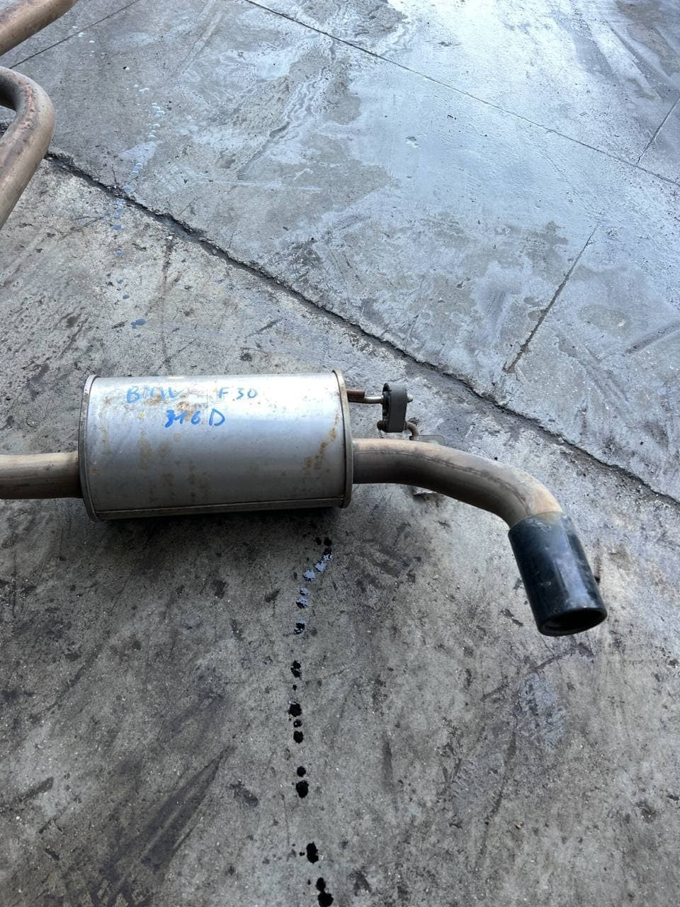 Exhaust + silencer Bmw 316d f30 2017 - F&P CRASH SRLS - Used Parts