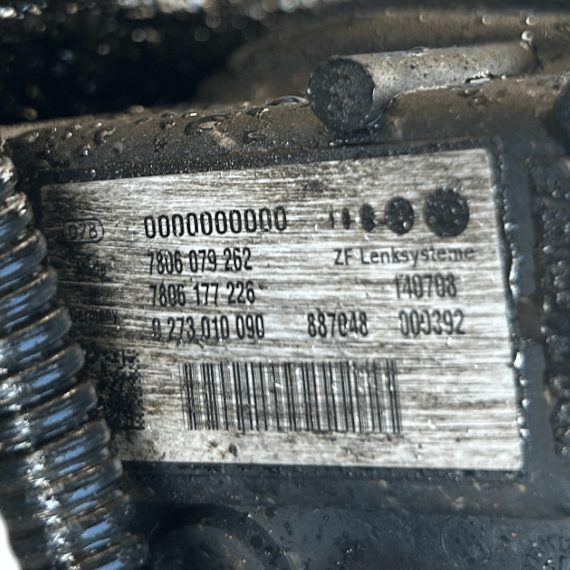 Scatola Dello Sterzo BMW Serie 3 (E91) SW cod.678526702 2.0 Diesel (2005 > 2013) Scatola Guida - F&P CRASH SRLS - Ricambi Usati