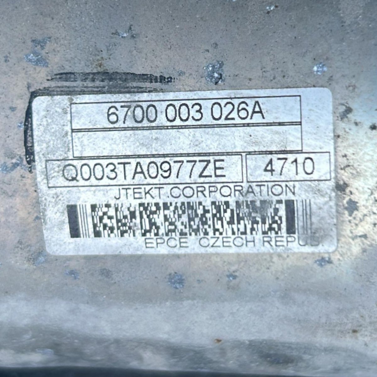 Steering Box Mercedes Benz Class B (W246) code 2464601701 2.0 Petrol / Methane (2011 > 2018) code 6700003026A code 6820000221 Steering Box - F&P CRASH SRLS - Used Parts