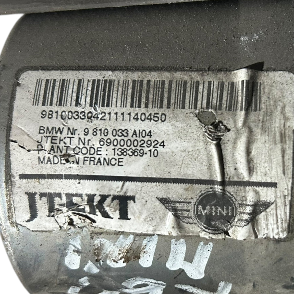 Scatola Dello Sterzo Mini Countyman (R60) cod.9810033 1.6 Diesel (2010 > 2017) Scatola Guida - F&P CRASH SRLS - Ricambi Usati