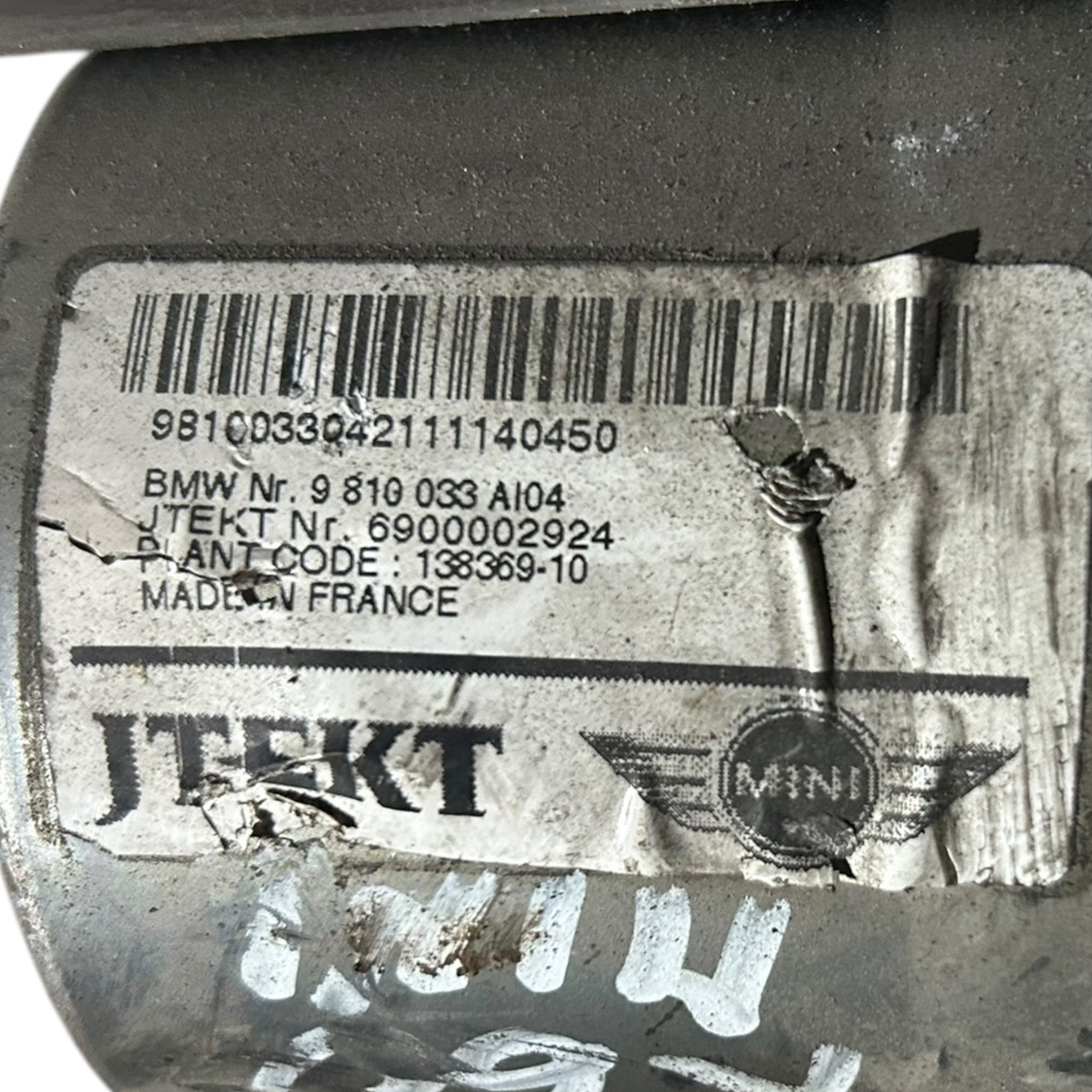 Scatola Dello Sterzo Mini Countyman (R60) cod.9810033 1.6 Diesel (2010 > 2017) Scatola Guida - F&P CRASH SRLS - Ricambi Usati