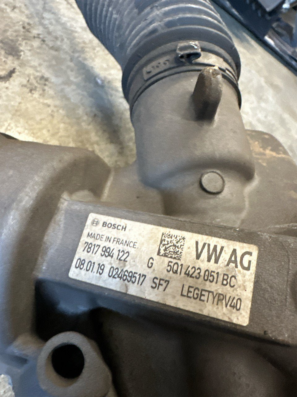 Scatola dello Sterzo Volkswagen T - Roc 1.0 tsi cod: 5q1423051bc - F&P CRASH SRLS - Ricambi Usati