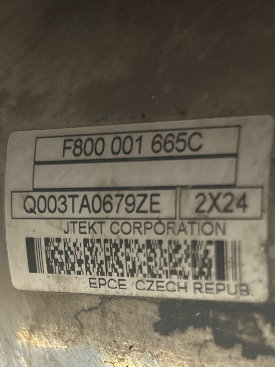 Scatola Di Sterzo Mini Countryman (R60) 1.6 Benzina (2010 > ) cod . F800001665C - F&P CRASH SRLS - Ricambi Usati