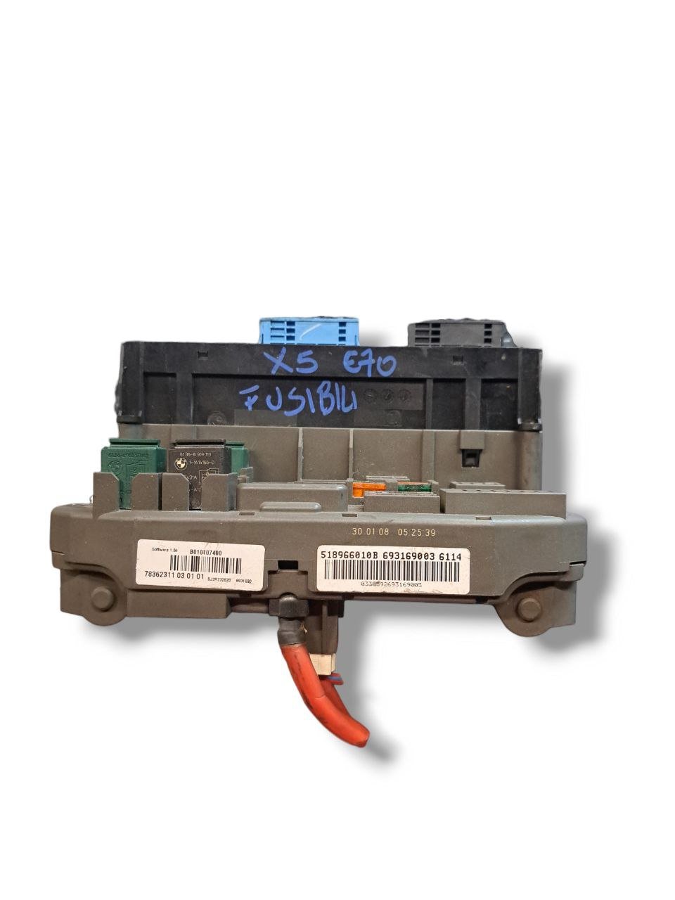 Fuse Box Central Unit Fuse Holder Bmw X5 E70 3.0 diesel (2006 - 2013) COD:693169003 - F&P CRASH SRLS - Used Parts