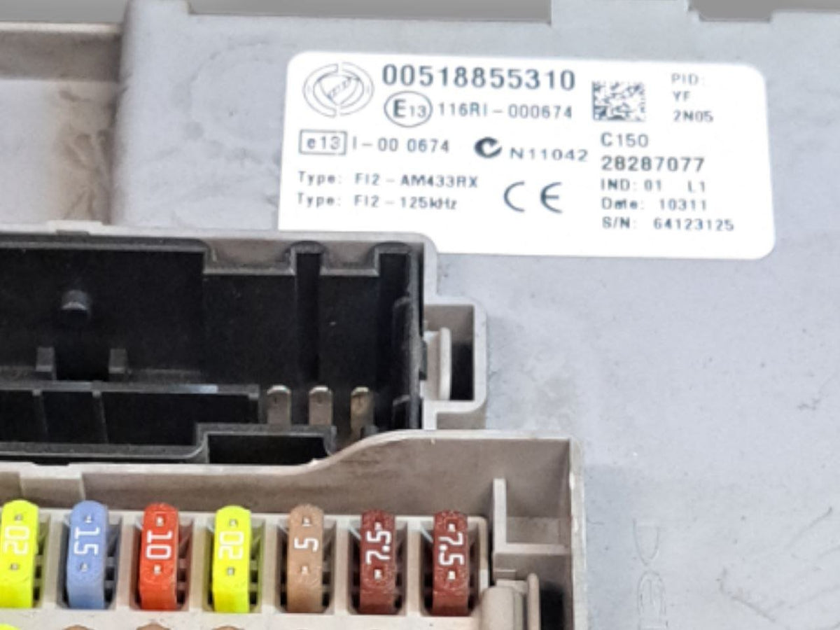 Fuse Box / Fuse Holder Unit Fiat Doblò Cargo 1.3 diesel (2016) COD:518855310 - F&P CRASH SRLS - Used Parts