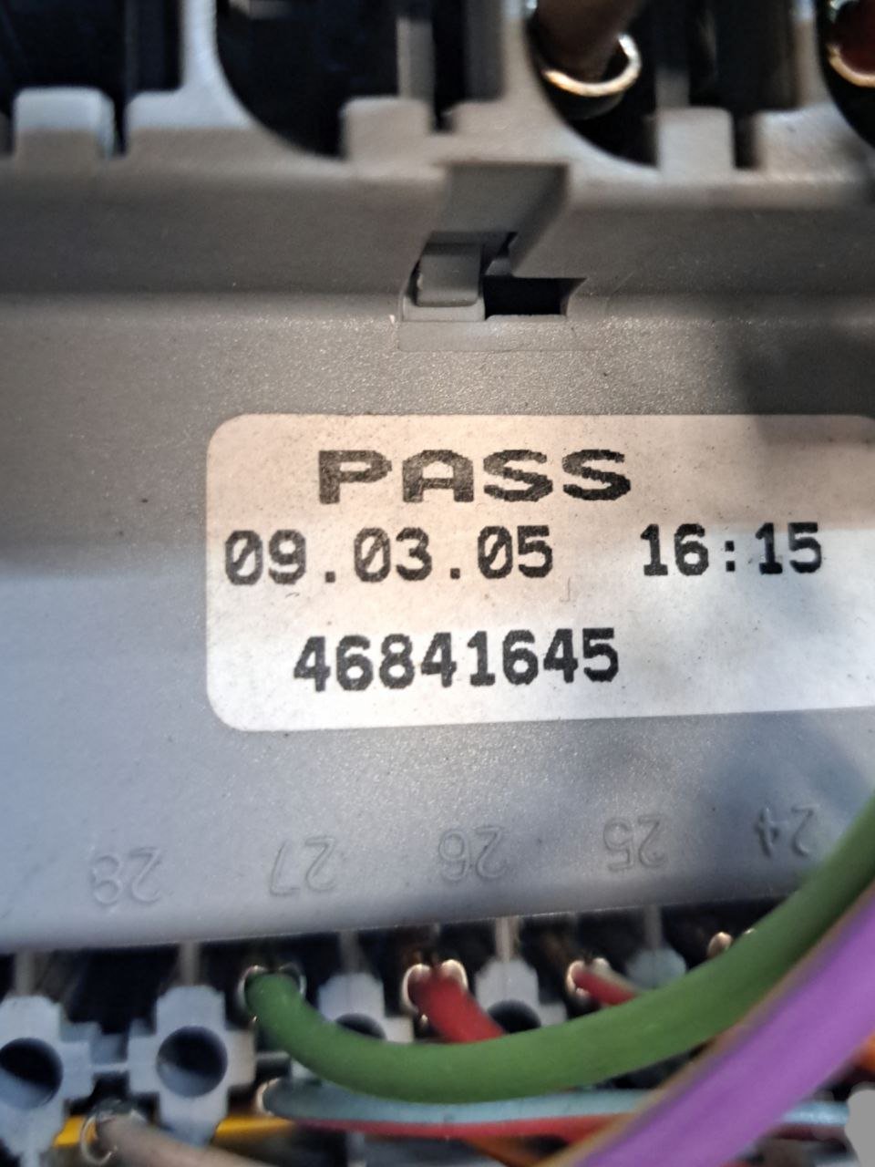 Fuse Box / Fuse Holder Unit Fiat Panda 169 1.2 Petrol (2005) COD:46841645 - F&P CRASH SRLS - Used Parts